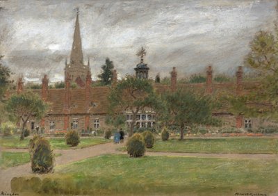 Long Alley Almshouses, Abingdon da Albert Goodwin