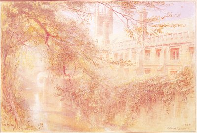 Magdalen College, Oxford, 1904 da Albert Goodwin