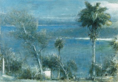 Chiaro di Luna a Port Antonio, Giamaica da Albert Goodwin