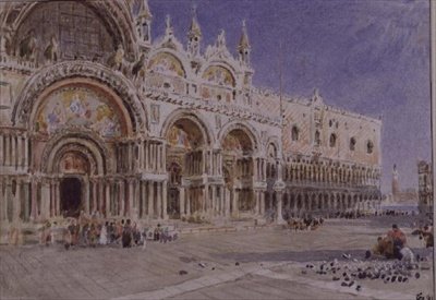 Basilica di San Marco, Venezia da Albert Goodwin