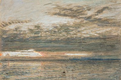 Tramonto sul mare da Albert Goodwin