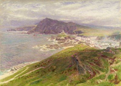 La costa a Ilfracombe, North Devon da Albert Goodwin