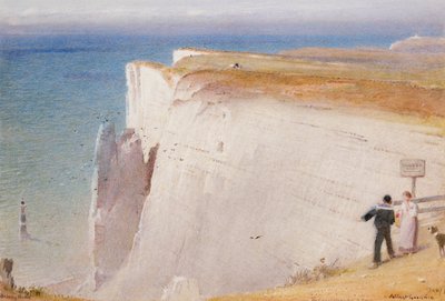 La Storia dei Guardacoste, Beachy Head, 1908-09 da Albert Goodwin