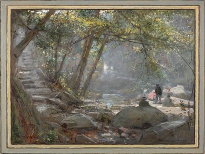 La valle delle fate. Betwys-Y-Coed da Albert Goodwin