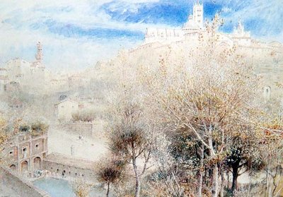 La Fonte Branda, Siena da Albert Goodwin
