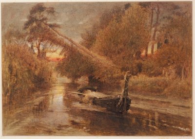 La Dama di Shalott da Albert Goodwin
