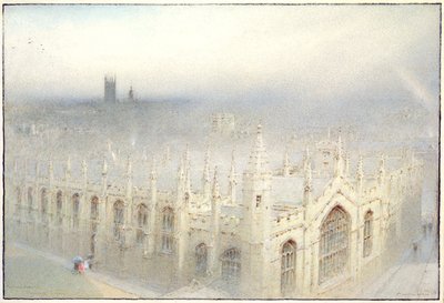 La pioggia dal cielo, 1922 da Albert Goodwin