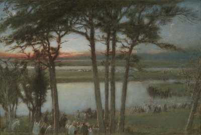 Il fiume Way, verso ovest da Albert Goodwin