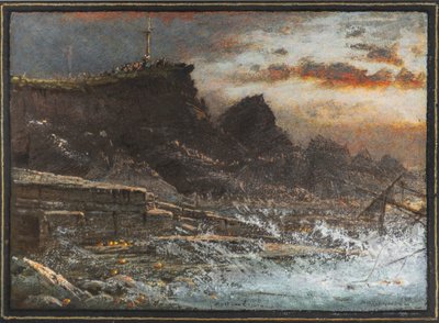 Il relitto, Hartland, Cornovaglia da Albert Goodwin