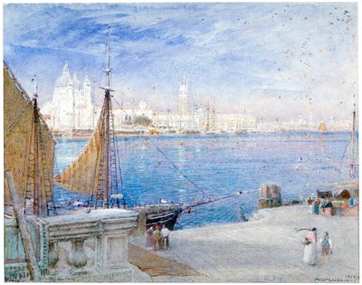 Venezia, prima che il Campanile cadesse da Albert Goodwin