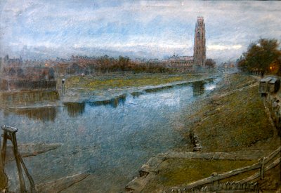 Veduta di Boston, Lincolnshire da Albert Goodwin