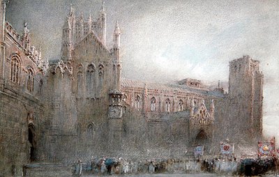 Cattedrale di Wells da Albert Goodwin