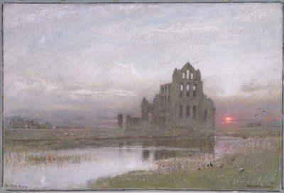 Abbazia di Whitby da Albert Goodwin