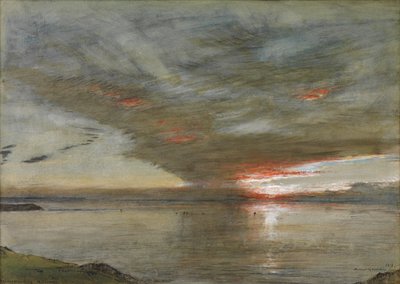 Baia di Woolacombe, North Devon da Albert Goodwin