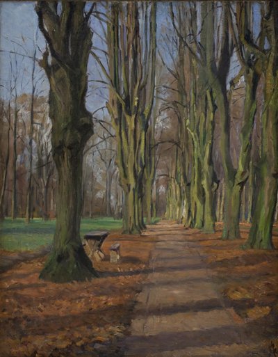 Un viale a Søndermarken. Frederiksberg da Albert Gottschalk