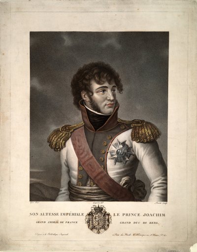 Ritratto di Joachim Murat, ca 1806 da Albert Gregorius