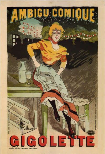 Ambigu Comique, Gigolette, 1896 da Albert Guillaume