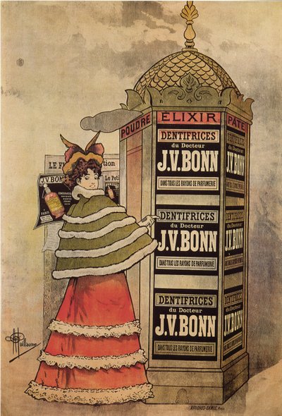 Elixir-Dentifrices del Dottor J. V. Bonn, 1893 da Albert Guillaume
