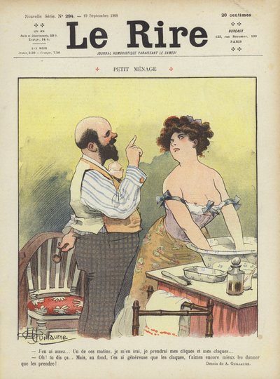 Illustrazione per Le Rire da Albert Guillaume