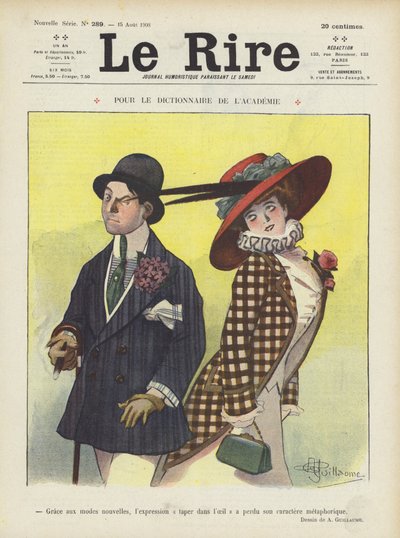 Illustrazione per Le Rire da Albert Guillaume