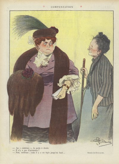 Illustrazione per Le Rire da Albert Guillaume