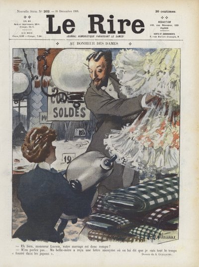 Illustrazione per Le Rire da Albert Guillaume