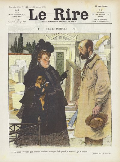 Illustrazione per Le Rire da Albert Guillaume
