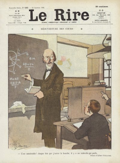 Illustrazione per Le Rire da Albert Guillaume