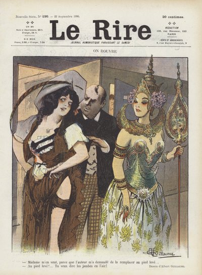 Illustrazione per Le Rire da Albert Guillaume