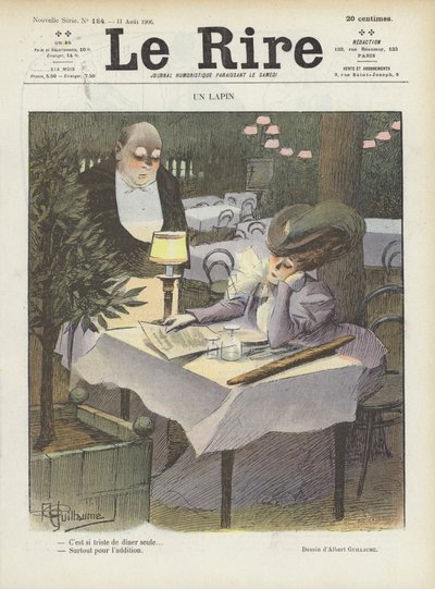 Illustrazione per Le Rire da Albert Guillaume