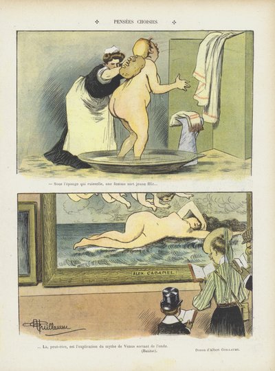 Illustrazione per Le Rire da Albert Guillaume