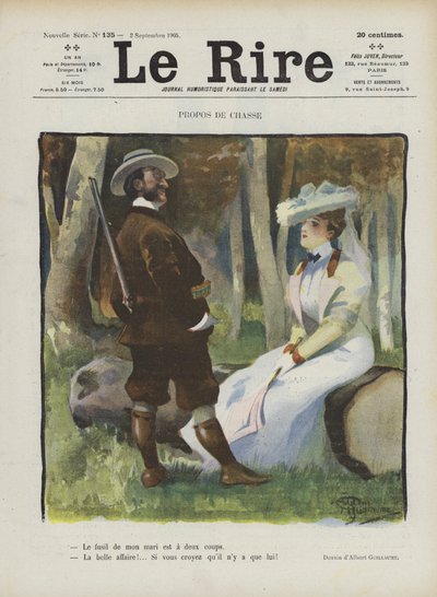 Illustrazione per Le Rire da Albert Guillaume