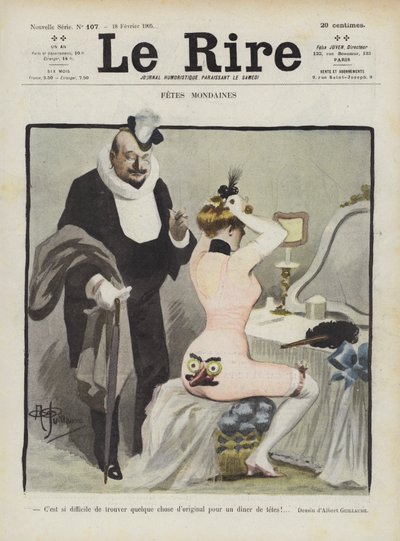 Illustrazione per Le Rire da Albert Guillaume