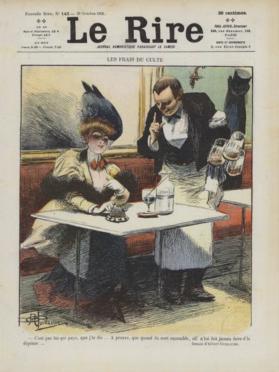 Illustrazione per Le Rire da Albert Guillaume