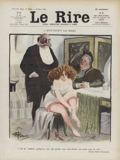 Illustrazione per Le Rire da Albert Guillaume