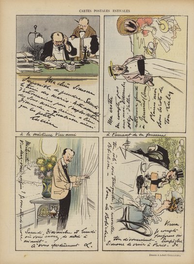 Illustrazione per Le Rire da Albert Guillaume