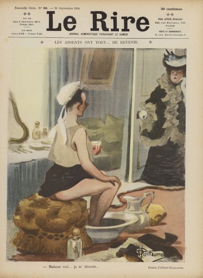 Illustrazione per Le Rire da Albert Guillaume