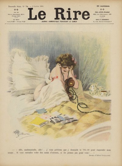 Illustrazione per Le Rire da Albert Guillaume