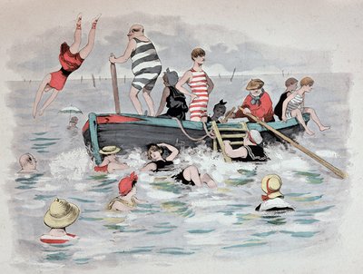 La barca di Dante in "Etoile de mer". A. Guillaume. Edizioni Simonis Empis, Parigi da Albert Guillaume