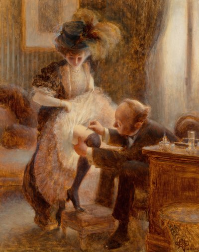 Sollevando la sottoveste da Albert Guillaume