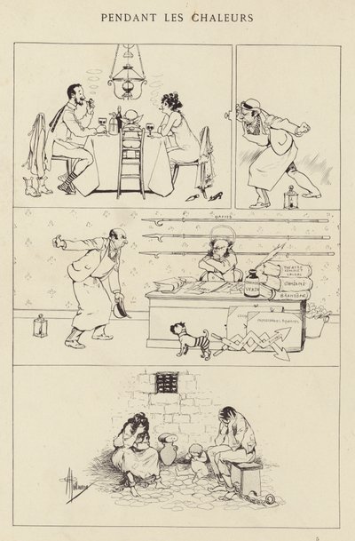 Durante il caldo da Albert Guillaume