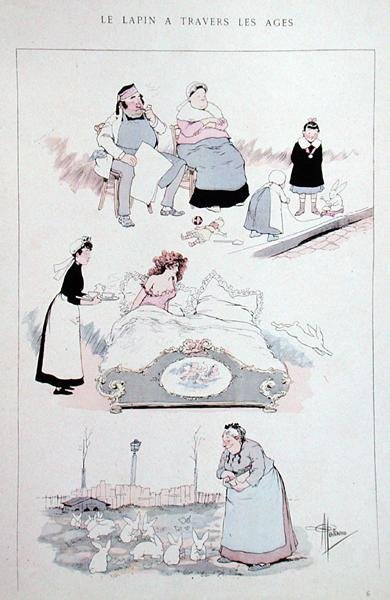 Il coniglio nel corso dei secoli da Albert Guillaume