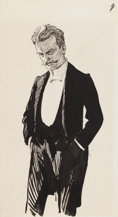Jean Sibelius da Albert Gustaf Aristides Edelfelt