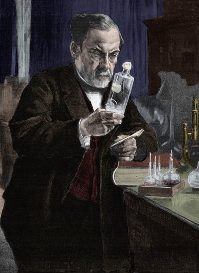 Ritratto di Louis Pasteur, chimico e biologo francese. Dal dipinto di Aristide Albert Gustaf Edelfelt del Musée d