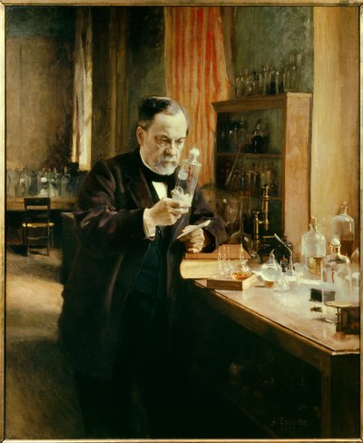Ritratto di Louis Pasteur nel suo laboratorio da Albert Gustaf Aristides Edelfelt