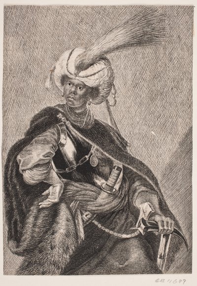 Un africano in armatura da Albert Haelwegh