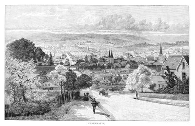 Parramatta, Nuovo Galles del Sud, Australia, 1886 da Albert Henry Fullwood