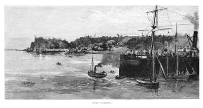 Porto Darwin, 1886 da Albert Henry Fullwood