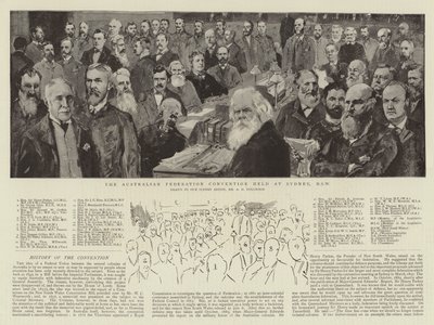 La Convenzione della Federazione Australiana tenutasi a Sydney, NSW da Albert Henry Fullwood