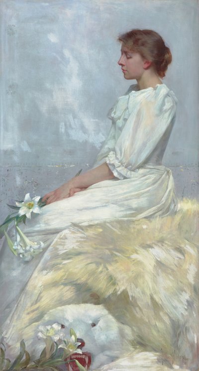 Ritratto di Bessie (Miss Elizabeth Newton) da Albert Herter